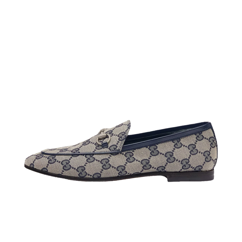 Sneakers og sko Gucci Jordaan Loafer 'Blue GG' Canvas Mørkeblå | 693213 KY980 4061