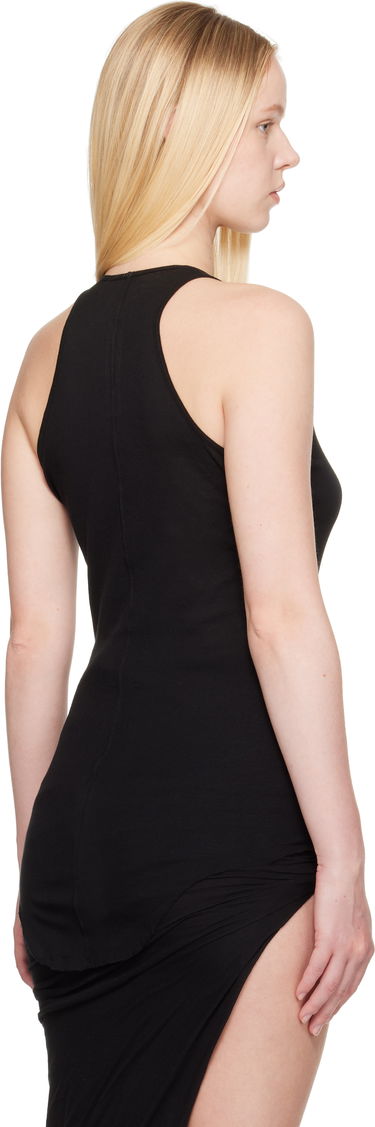 Tanktop Rick Owens Rick Owens Hollywood Basic Rib Tank Top Sort | RO01E7101 MR, 2