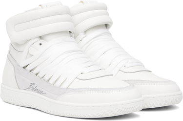 Tøj Balmain Balmain Swan Mid-Top Hvid | EM0VH388LTSU, 3