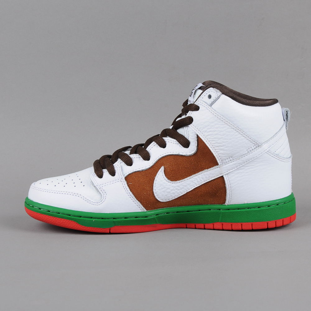 Sneakers og sko Nike SB Dunk High Premium Hvid | 313171-201, 0
