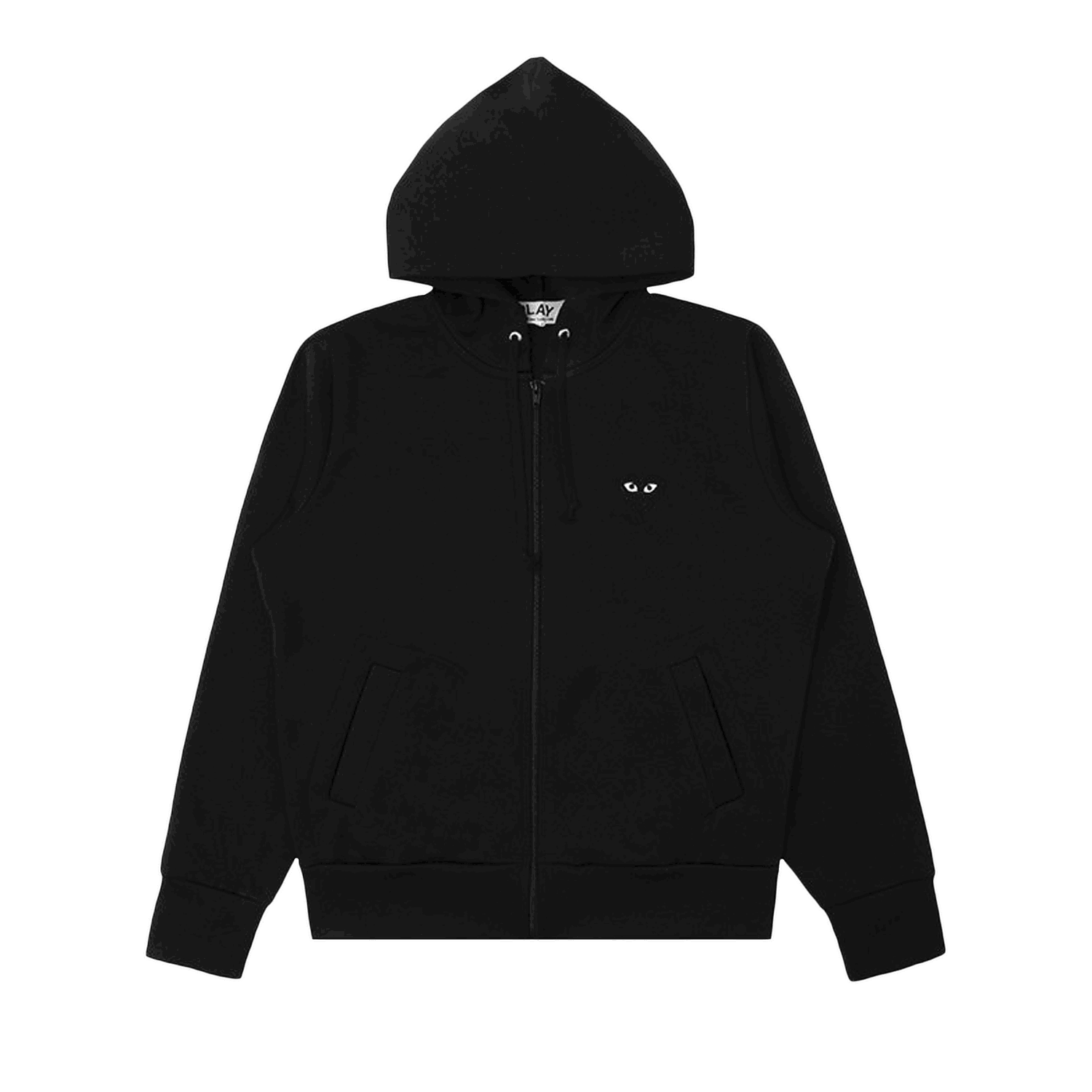 Sweatshirt Comme des Garçons PLAY Big Black Heart Hoodie Sort | az t253 051 1, 0