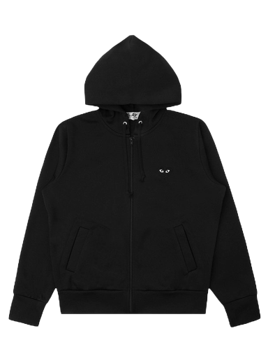 Sweatshirt Comme des Garçons PLAY Big Black Heart Hoodie Sort | az t253 051 1
