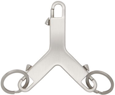 Nøgleringe Rick Owens Silver Cerberus Keychain Metalisk | RA02D0594 MET, 0