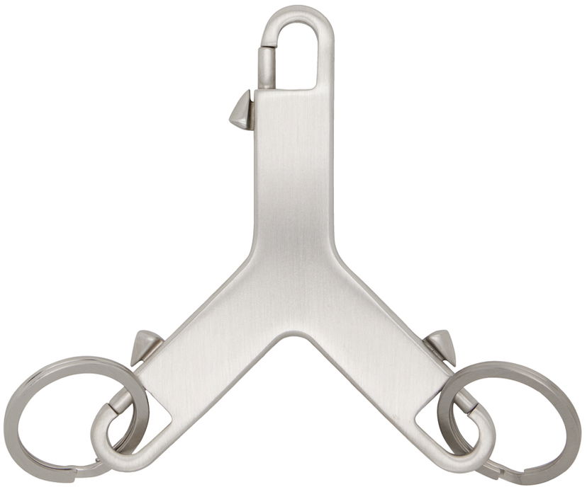 Nøgleringe Rick Owens Silver Cerberus Keychain Metalisk | RA02D0594 MET