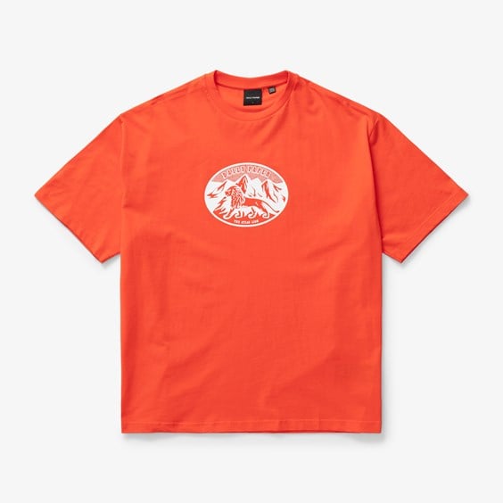 T-shirt DAILY PAPER Pattiso Short Sleeve T-shirt Rød | 2311057, 0