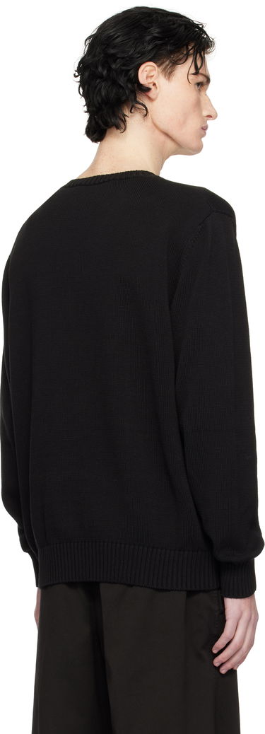 Sweater Palm Angels Logo Embroidered Sweater Sort | PMHE027C99KNI0021003, 2