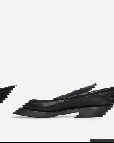 Sneakers og sko OUR LEGACY Black Leather Loafers Sort | M2197LB 001, 3