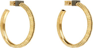 Øreringe Balmain Balmain Perfume Hoop Earrings Gul | EN0XK486MBEL, 1