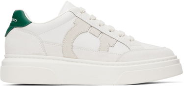 Tøj FERRAGAMO Ferragamo Gancini Outline Low Cut Hvid | 769881, 0