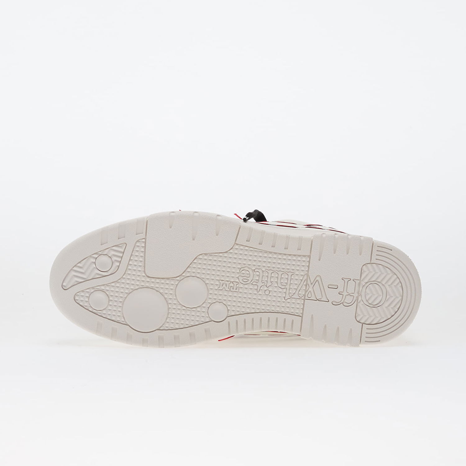 Sneakers og sko Off-White Ooo Printed & Stitched Arrow White/ Black Hvid | OMIA189F25LEA00D0110, 1