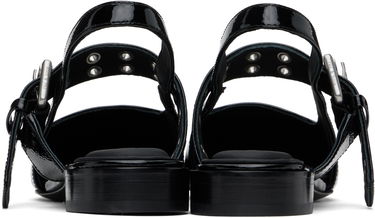 Kjole rag & bone rag & bone Astra Leather Slingback Ballerina Flats Sort | WFF24FF000PA0, 1