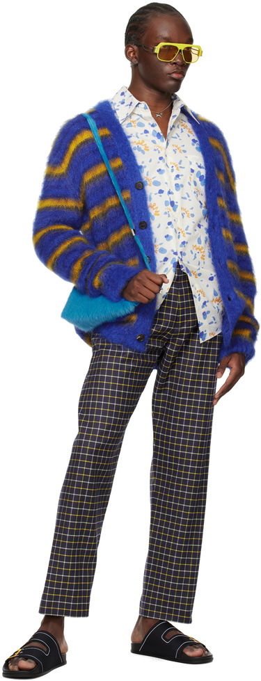 Skuldertaske Marni Prisma Triangle Bag Blå | SBMQ0094Q0 P4122, 3