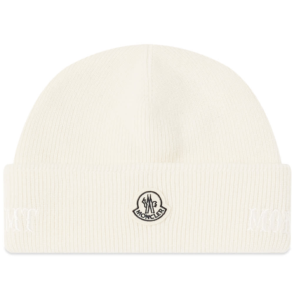 Beanie Moncler Genius x Fragment Berretto Beanie Hvid | 3B000-02-M115-034, 0