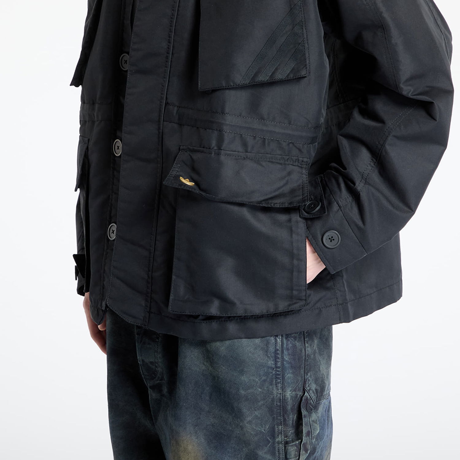 Parka adidas Originals Hooded Field Jacket Sort | IZ3182, 1