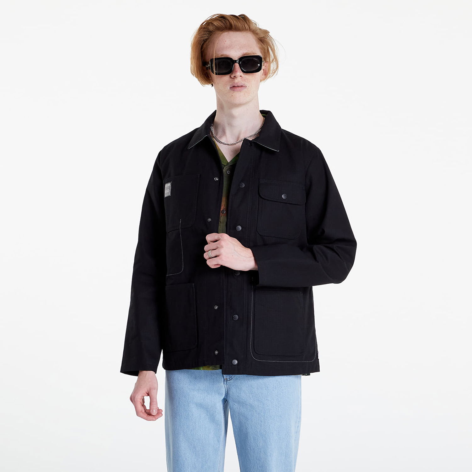 Jakke Vans Vault x Krink Drill Chore Coat Sort | VN0A5KFHBLK1, 1
