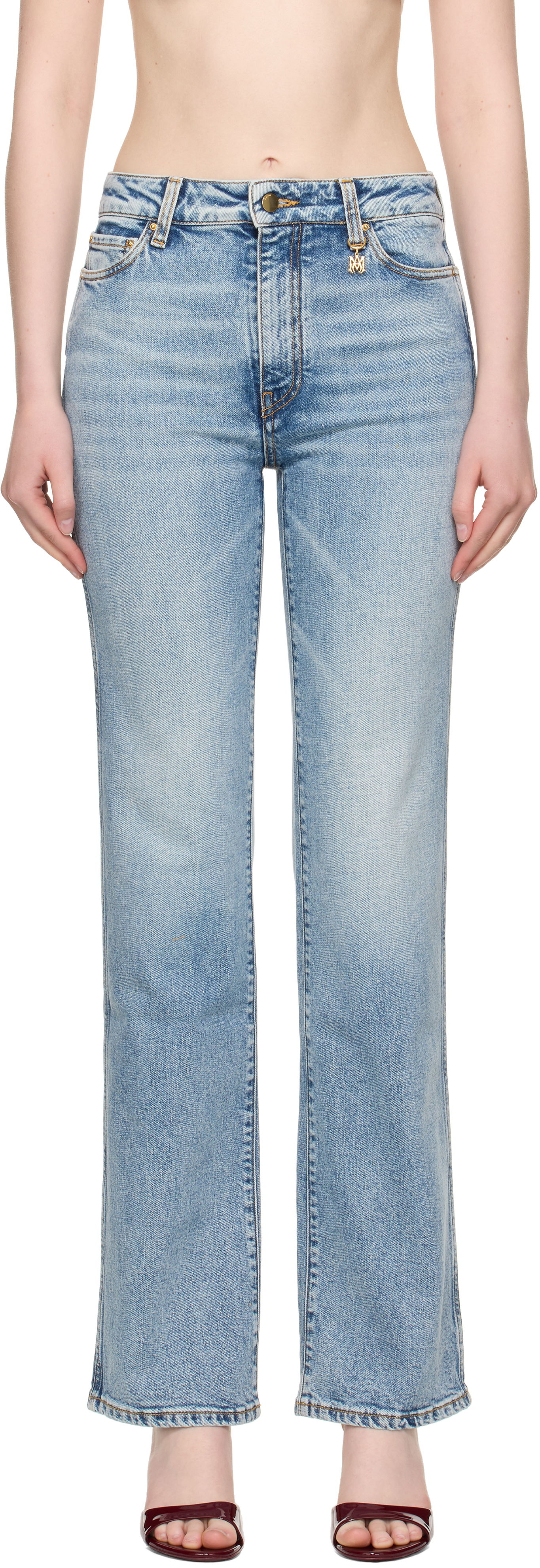 Jeans AMIRI AMIRI Slim Fit Jeans Blå | AWDNSM1003, 0