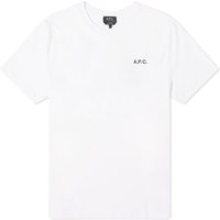 T-shirt A.P.C. Wave Back Print T-Shirt Hvid | COBQX-H26365-AAB, 1