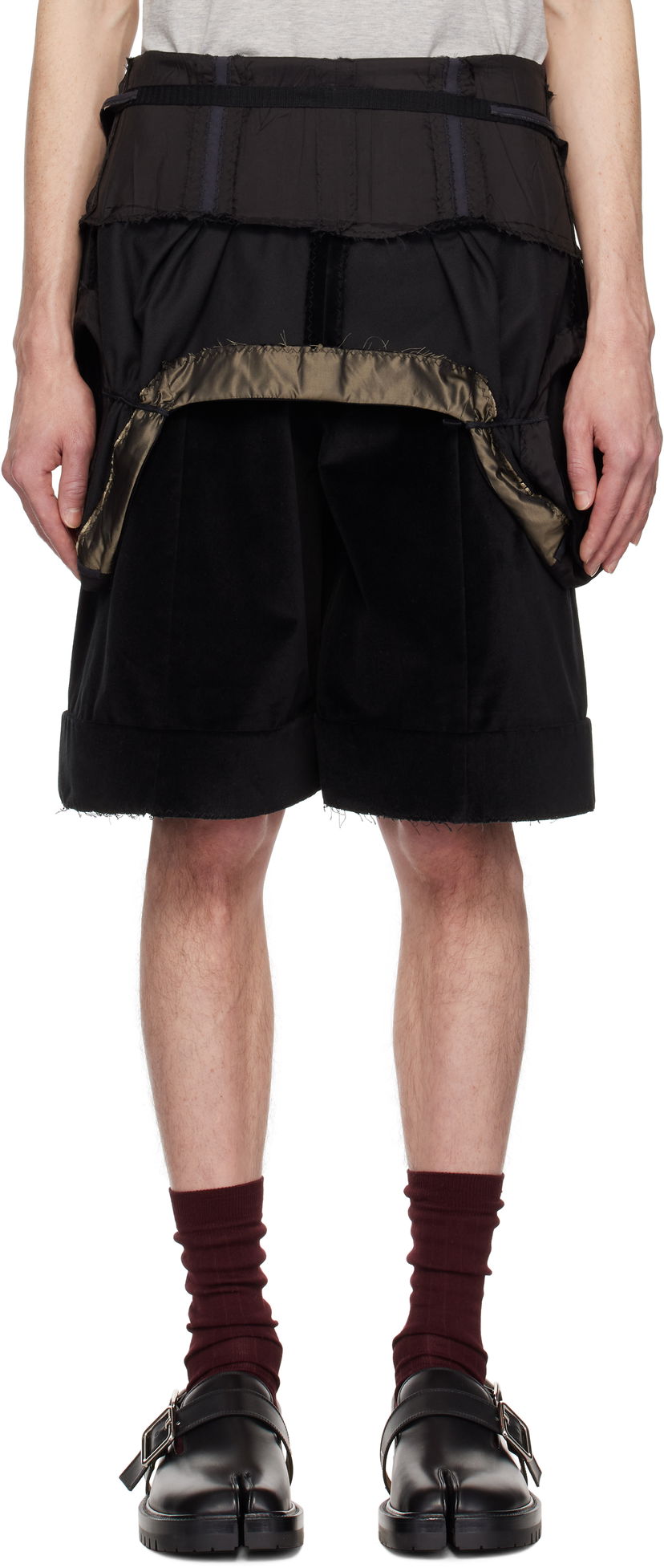 Shorts Maison Margiela Maison Margiela Multi-Wear Layered Shorts Sort | S51MU0071 S53367