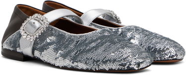 Kjole Wales Bonner Wales Bonner Glide Ballerina Flats Brun | WBW44011A 21090, 3