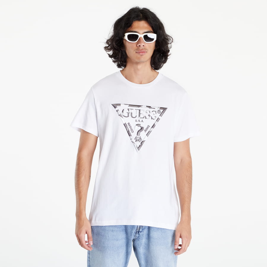T-shirt GUESS Gad Tee Hvid | M2BI33K8FQ4-G011, 0