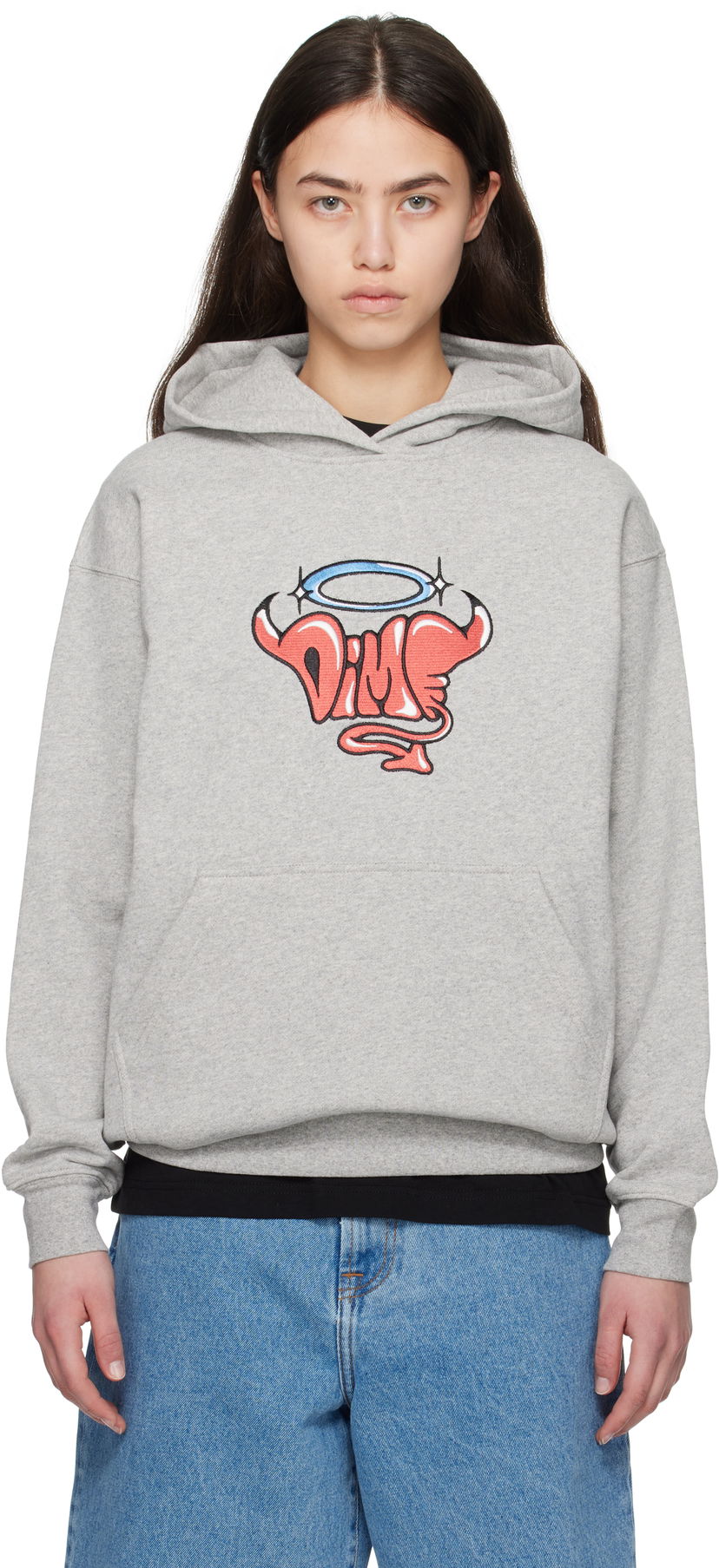Sweatshirt Dime Dime Purgatory Hoodie Grå | DIME2SP2540GRY