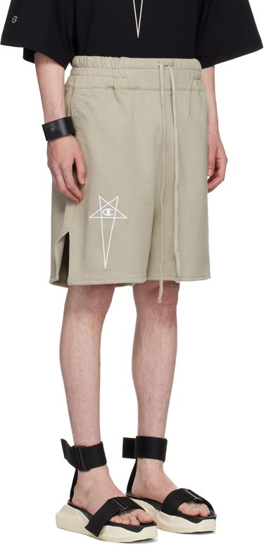 Shorts Rick Owens Rick Owens Champion Edition French Terry Shorts Sort | CM01E1683 CHFE FELPA, 4