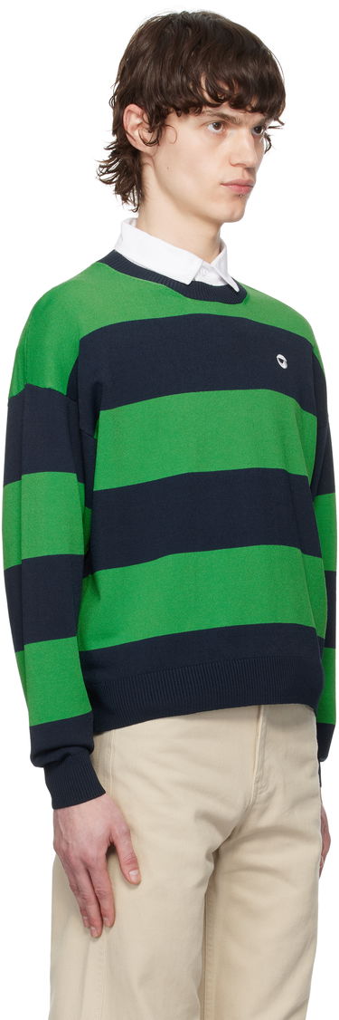 Sweater Coperni Coperni Striped Crewneck Sweater Grøn | COPML134SY3010MEN, 1