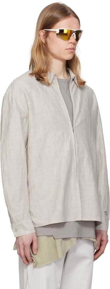 Skjorte Post Archive Faction (PAF) PAF 8.0 Right Zip-Up Shirt Grå | 8.0 TSR-IV, 1