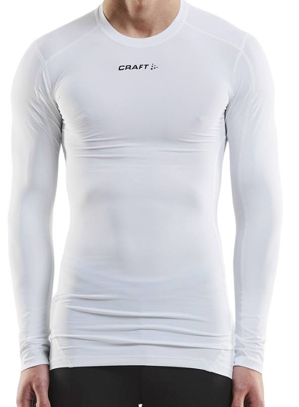 T-shirt Craft Craft Pro Control Compression Long Sleeve Tee Hvid | 1906856-900000