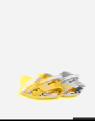 Sneakers og sko Dolce & Gabbana Spandex Fabric Floral Print Sandals Gul | D11238AA975HA3VO, 1