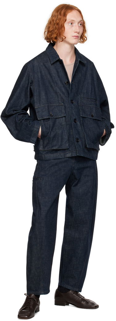 Jeans LEMAIRE LEMAIRE Twisted Workwear Jeans Blå | PA1102 LD068, 3