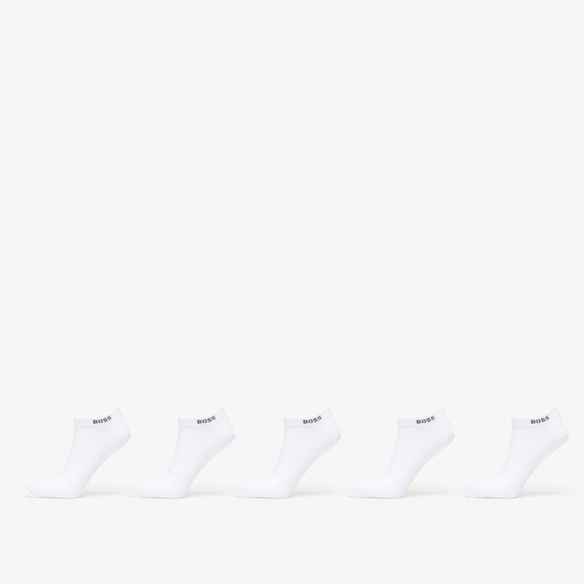 Sokker BOSS Hugo Men-H-5-Pack As Uni Cc Socks White Hvid | 50493197-100