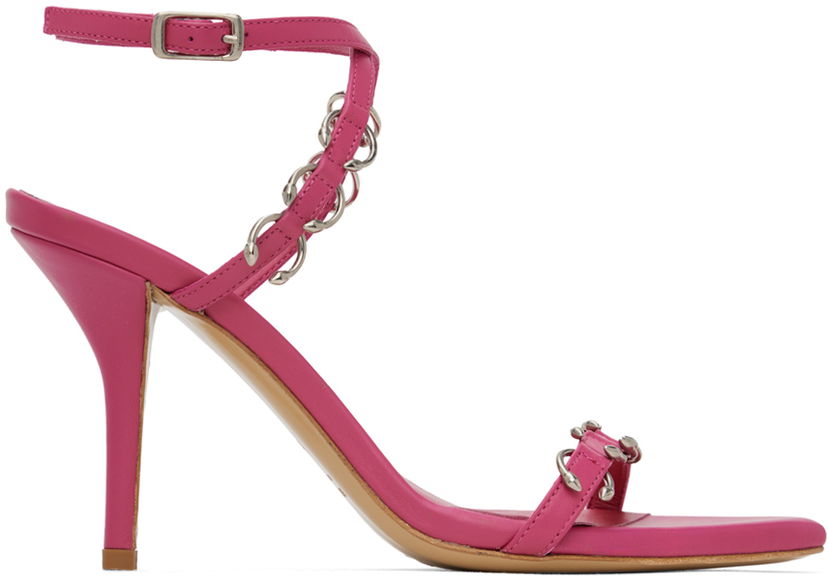 Skopleje Miaou GIABORGHINI Reno Heeled Sandals Lyserød | RESA-LNAP