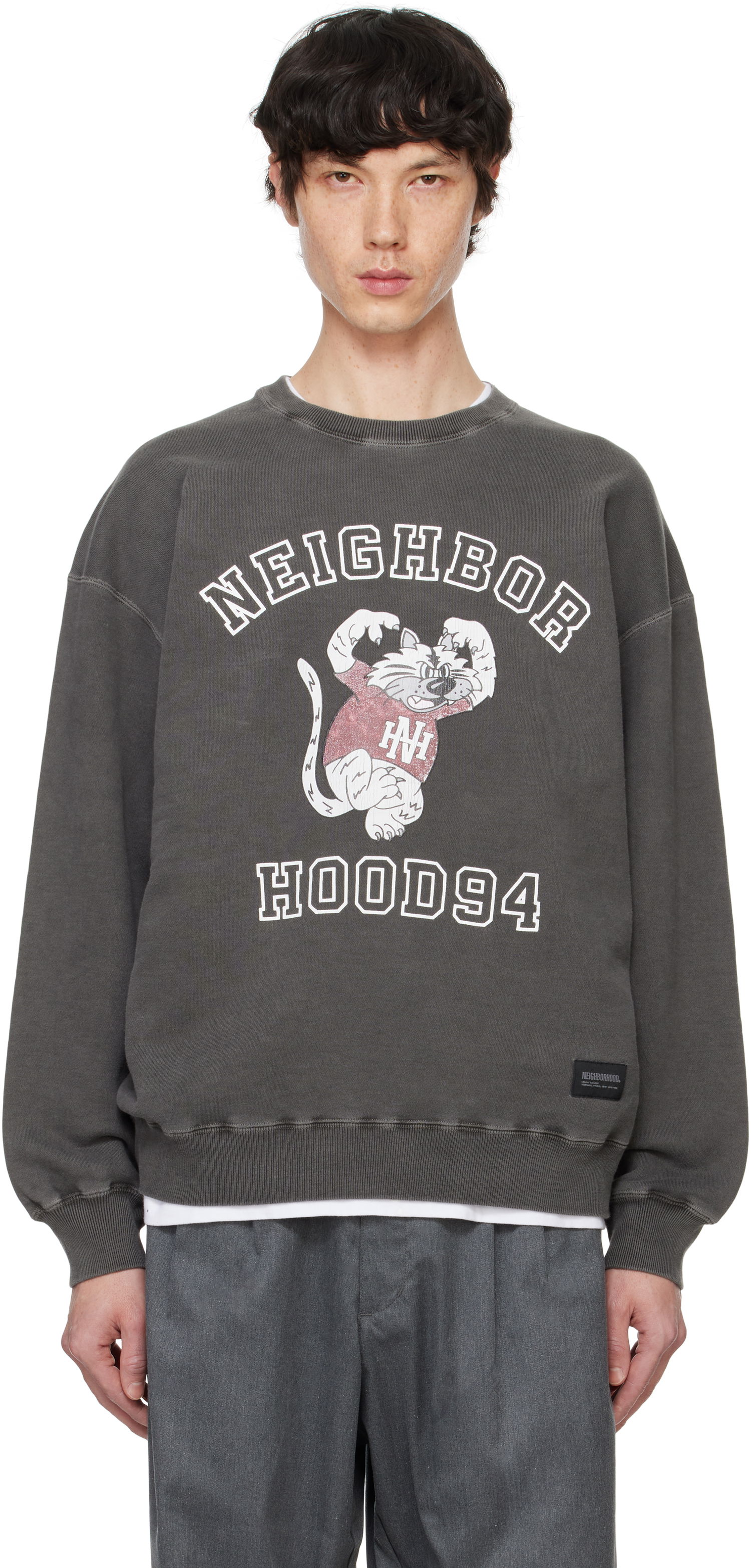 Sweatshirt Neighborhood Sweatshirt Pigment-Dyed Sort | 242UNNH-CSM01, 0