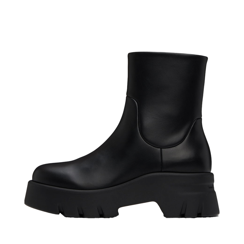 Sneakers og sko Gianvito Rossi Montey Leather Platform Boots Sort | G73297-20GOM-VGI