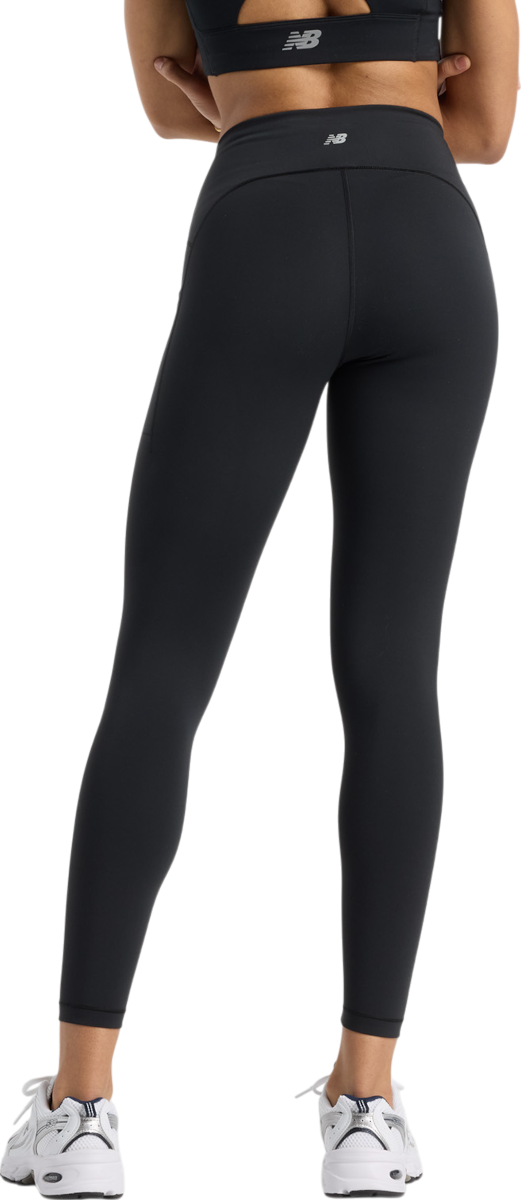 Leggings New Balance New Balance Sleek Pocket High Rise Legging 25" Sort | wp5126-8bk, 1