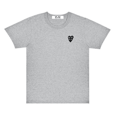 T-shirt Comme des Garçons PLAY Stacked Heart Short-Sleeve T-Shirt Grå | AZ T296 051 1, 0
