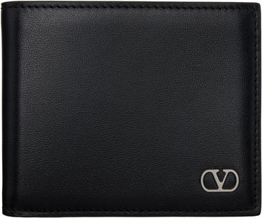 Tegnebog Valentino Valentino Garavani VLogo Signature Grainy Calfskin Bifold Wallet Sort | 6Y2P0V08WVF, 0
