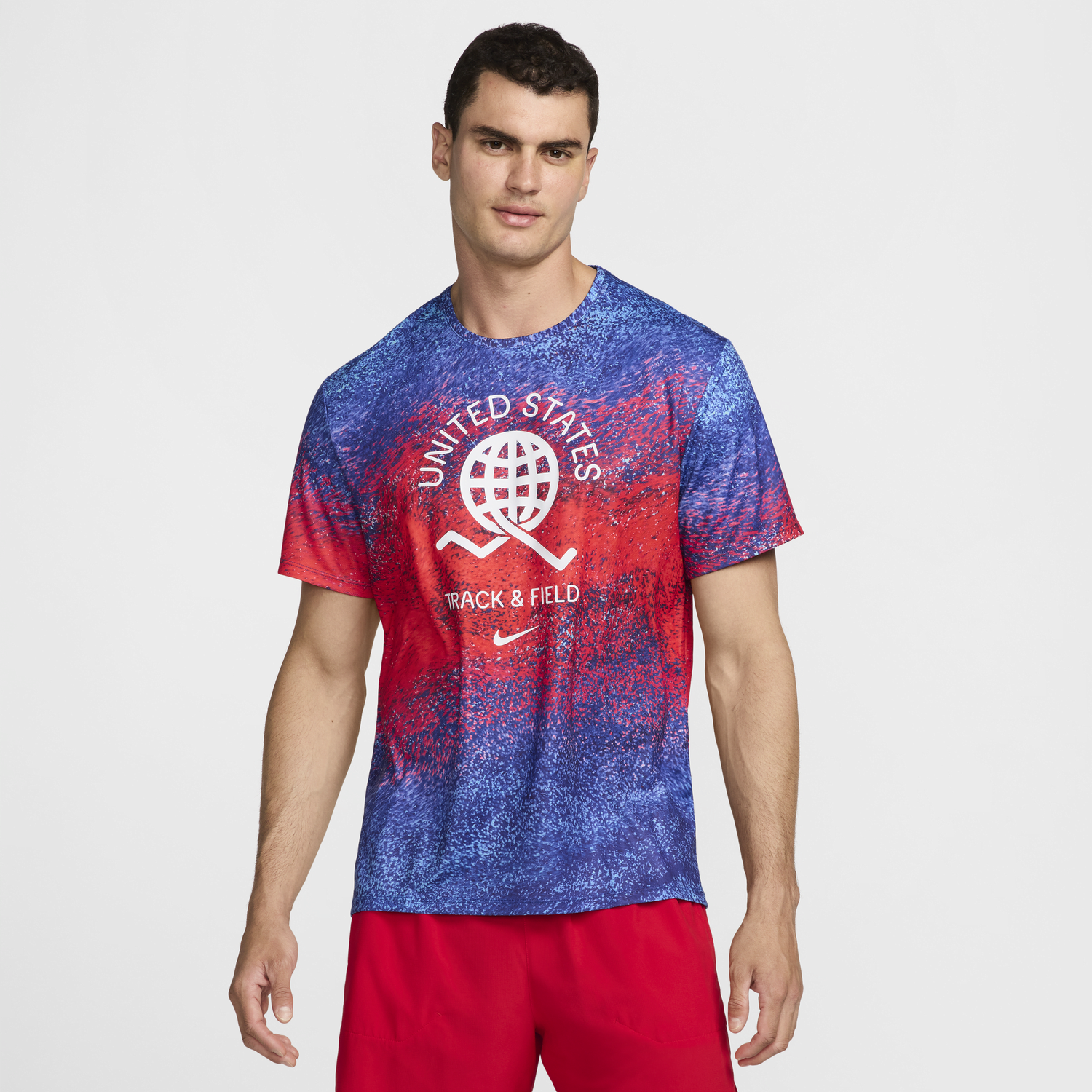 T-shirt Nike Dri-FIT USA Miler Flerfarvet | FJ3411-635, 0
