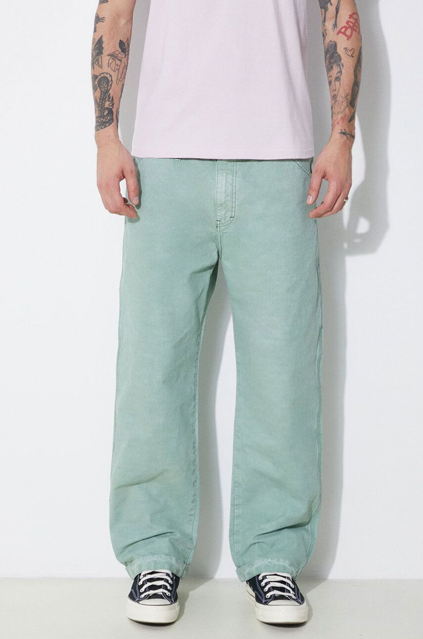 Cargo bukser Human Made Garment Dyed Painter Pants Grøn | HM27PT008