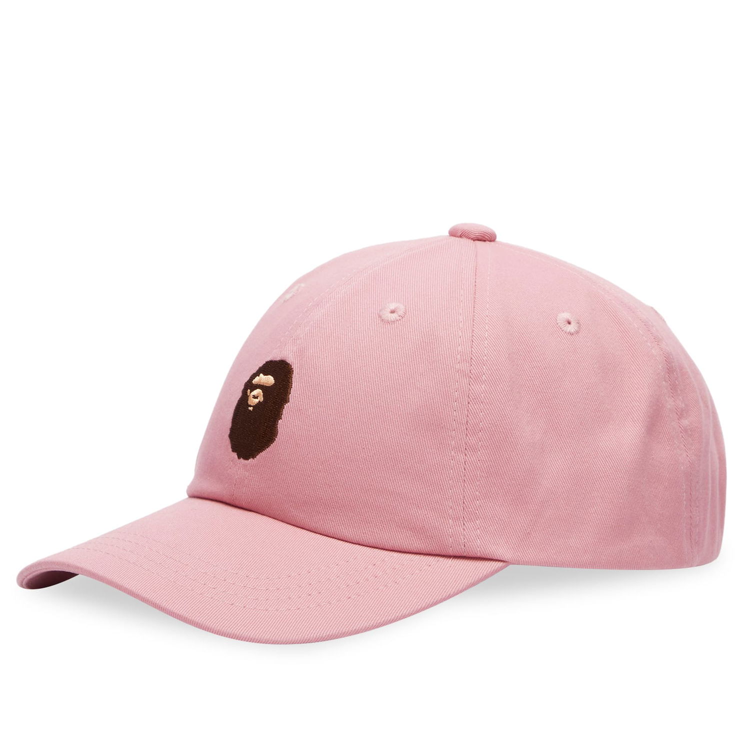 Kasket BAPE A Bathing Ape Ape Head Panel Cap Lyserød | 001CPK301001M-PNK, 0
