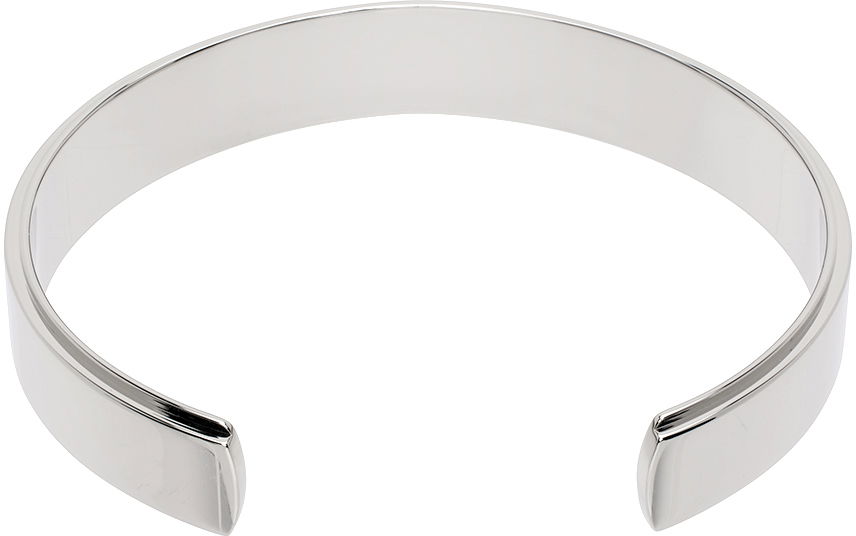 Armbånd Valentino Garavani VLogo Signature Cuff Bracelet "Silver & Black" Metalisk | 4Y2J0R31GMU, 1