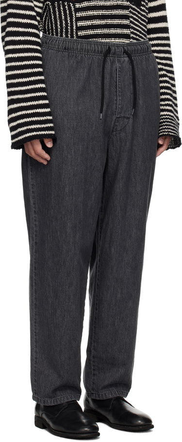 Jeans WTAPS Elasticated Waist Relaxed Fit Jeans Sort | 251CWDT-PTM03, 1