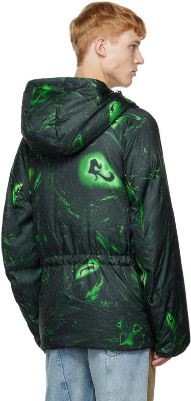 Parka Feng Chen Wang Feng Chen Wang Graphic Down Jacket Grøn | FUF14JK05, 2