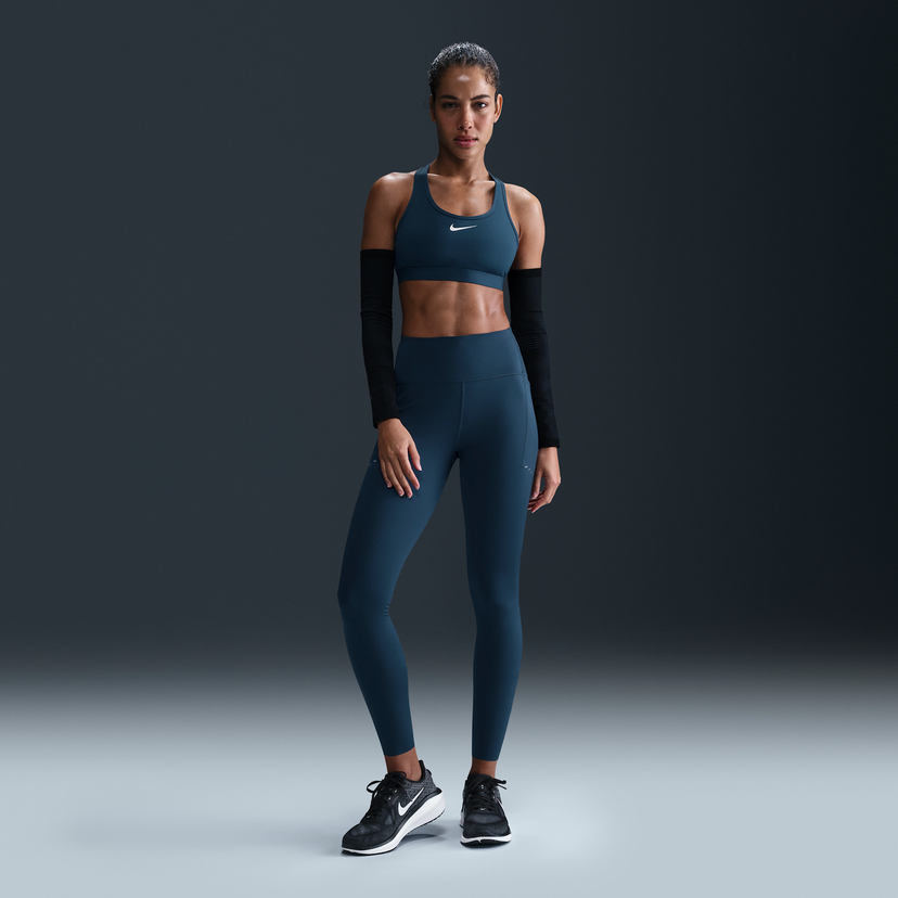 Leggings Nike Swift 7/8 Running Leggings with High Waist and Pockets Blå | HJ2252-478