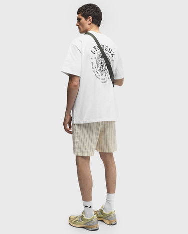 Crop top Les Deux Cropped T-Shirt Hvid | 1000216-201, 1