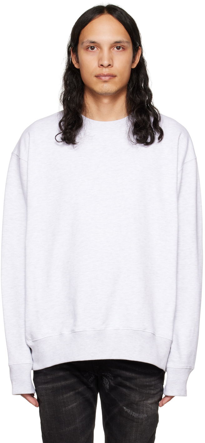 Sweatshirt We11done Crewneck Sweatshirt Grå | WD-TS3-22-747-U-GY