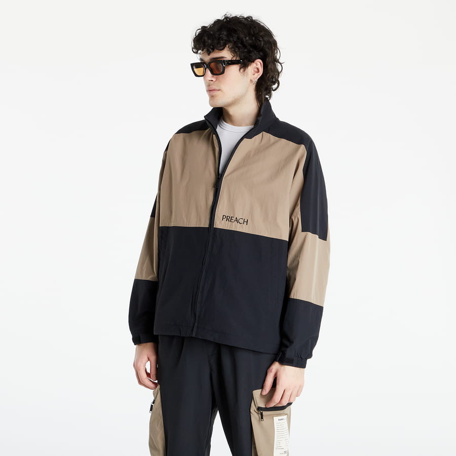 Vindjakke PREACH Nylon Zip Jacket Sort | SW10259, 0