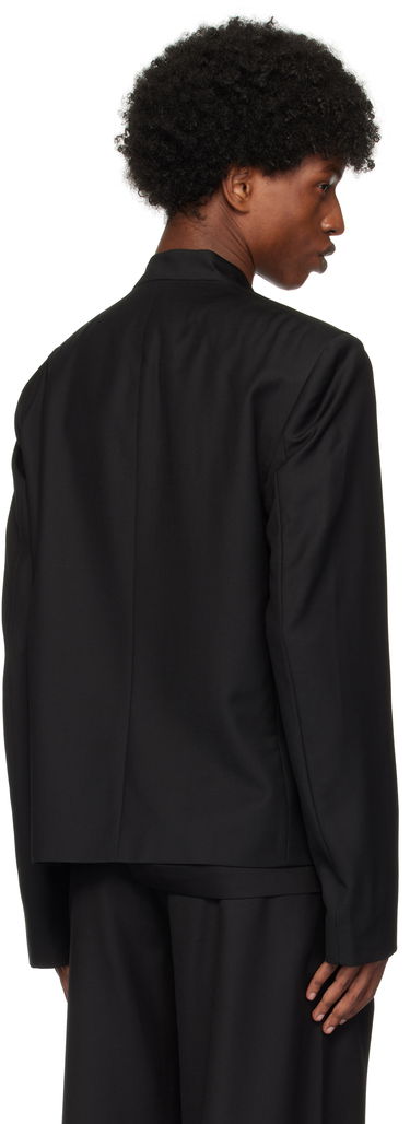 Vest HELIOT EMIL Wrap Closure Blazer Sort | AW24_M_04_045_BLK01, 2