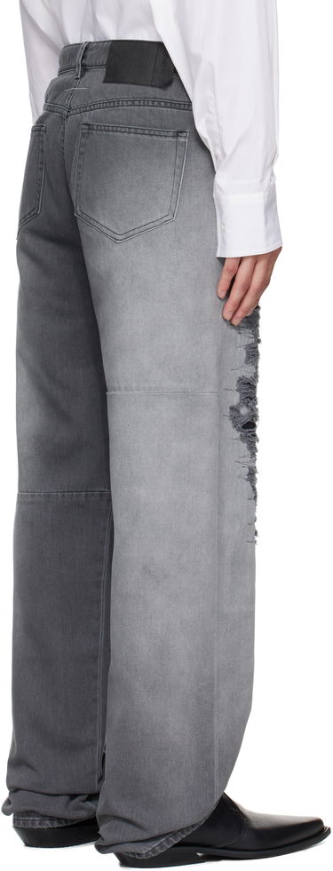 Jeans Maison Margiela MM6 Maison Margiela 5-Pocket Distressed Jeans Grå | SH0LA0030 M30011, 2